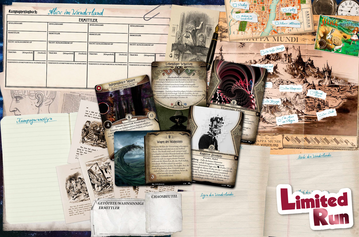 Alice im Wunderland – eine Fan-Kampagne für Arkham Horror